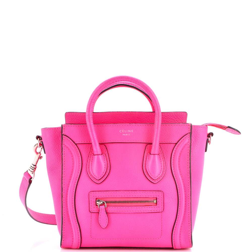 Celine Luggage Bag Grainy Leather Nano #331067C15B